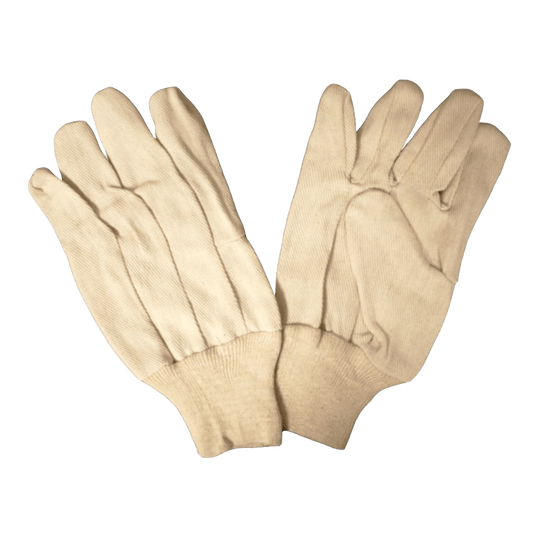 Premium, 8-ounce, Polyester/Cotton Canvas Gloves, Clute Cut, Wing Thumb, Knit Wrist #2000RW1