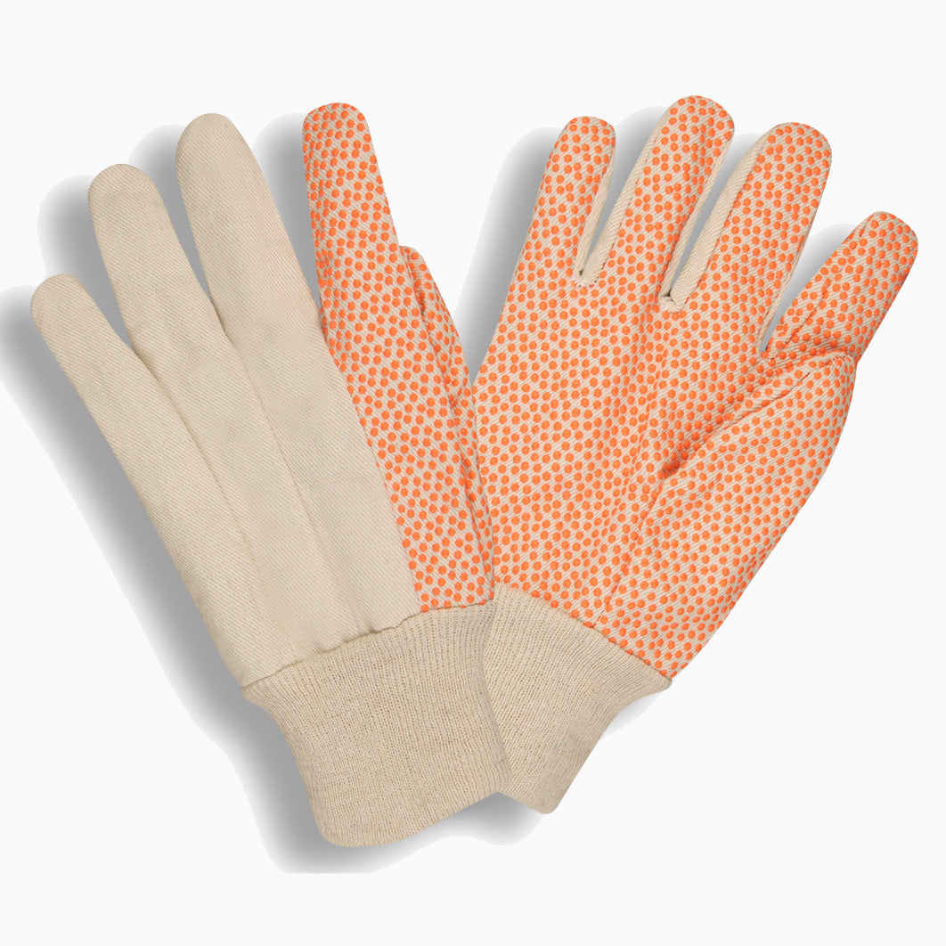 Canvas, Knit Wrist, PVC Dots, 12 oz: #2650/12